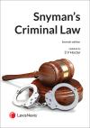 Snyman’s Criminal Law 7th Ed cover