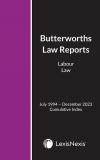 Butterworths Labour Law Reports Annual Cumulative Index 1994 – 2023 cover