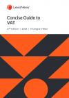 Concise Guide to VAT 2022 27th Edition cover