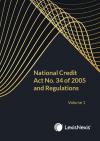 National Credit Act No. 34 of 2005 and Regulations cover