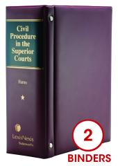 Civil Procedure in the Superior Courts cover