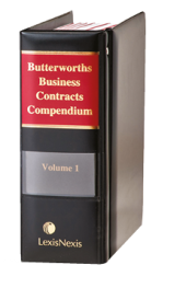 Butterworths Business Contracts Compendium cover