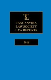 Tanganyika Law Society Law Rep cover