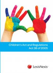 Children’s Act No. 38 of 2005 and Regulations Pocket Book cover