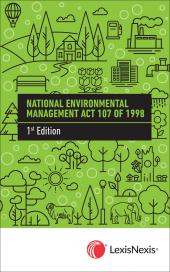 National Environmental Management Act No. 107 of 1998 (Act only) cover