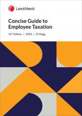 Concise Guide to Employee Taxation 2022 cover