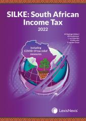 SILKE: South African Income Tax 2022 cover