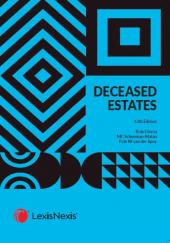 Deceased Estates 13th Edition cover