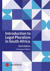 Introduction to Legal Pluralism in South Africa 6th Ed cover