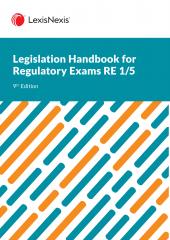 Legislation Handbook for Regulatory Exams RE1/5 9th Ed plus Supplement cover