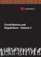 Covid-19 Notices (published in terms of the Disaster Management Act 57 of 2002) cover