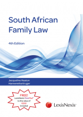 South African Family Law 4th Ed cover