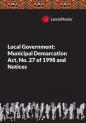 Local Government: Municipal Demarcation Act 27 of 1998 and Regulations cover
