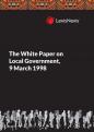 The White Paper on Local Government, 9 March 1998 cover